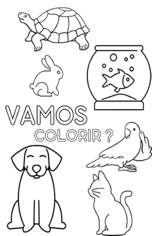 Nossos amigos bichinhos: para colorir – Raissa Abreu Nossos amigos bichinhos: para colorir – Raissa Abreu