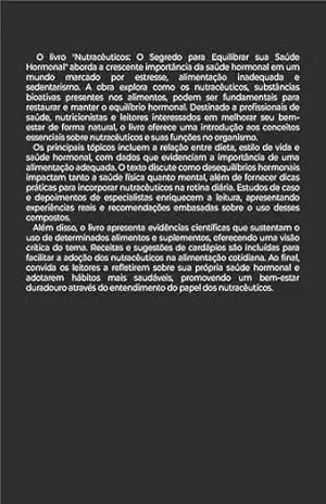 Capa do livro Nutracêuticos: O segredo paraequilibrar sua saúde hormonal - Lisiane Assis