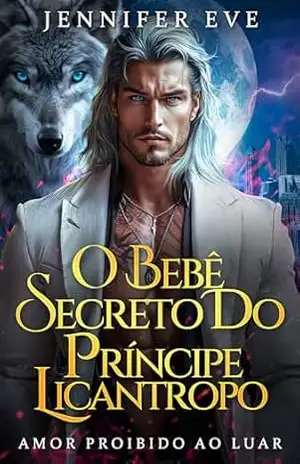 Capa do livro O Bebê Secreto do Príncipe Licantropo: Um Romance Paranormal de Lobisomens com Proximidade Forçada e Companheiros Rejeitados (Amor Proibido ao Luar Livro 1) - Jennifer  Eve
