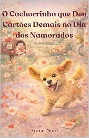 Capa do livro O Cachorrinho que Deu Cartões Demais no Dia dos Namorados - Annie Noor