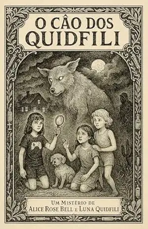 Capa do livro O Cão dos Quidfili: Um Mistério de Alice Rose–Bell e Luna Quidfili (As Detetives Quidfili Livro 2) - David  Quidfili