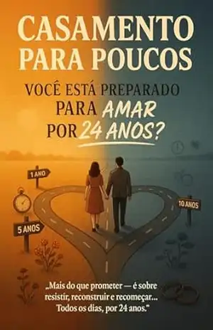 Capa do livro O Casamento Para Poucos: Você Está Preparado Para Amar Por 24 Anos? - GEISON GUEDES