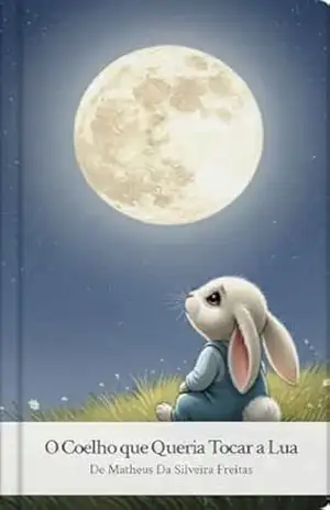 Capa do livro O Coelho que Queria Tocar a Lua - Matheus da Silveira Freitas
