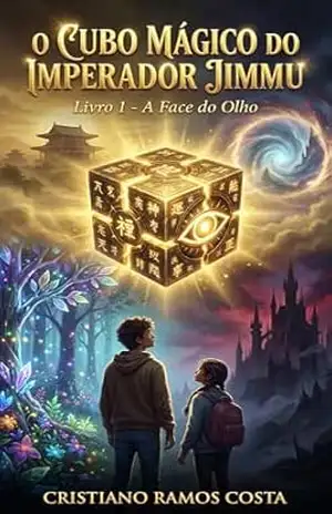 Capa do livro O Cubo Mágico do Imperador Jimmu: Livro 1 – A Face do Olho - Cristiano Ramos Costa