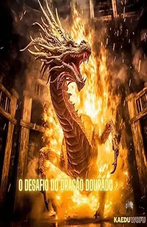 Capa do livro O Desafio do Dragão Dourado - Kaedu Wofu