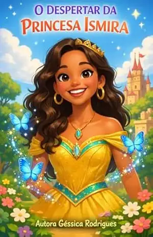 Capa do livro O Despertar da Princesa Ismira: Um livro infantil ilustrado sobre coragem e autoestima - Gessica  Rodrigues da Silva