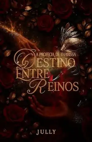 Capa do livro O Destino entre reinos – A Profecia de Tharissa - Julia Neves