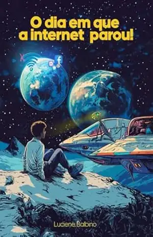 Capa do livro O Dia em que a internet parou!: O amor é a felicidade que pode nos salvar do vício tecnológico. - Luciene Balbino