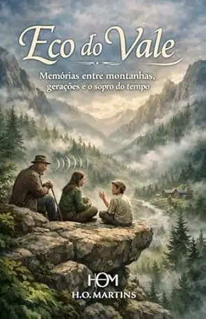 Capa do livro O ECO DO VALE: MEMÓRIAS ENTRE MONTANHAS, GERAÇÕES E O SOPRO DO TEMPO - HENRIQUE OLIVEIRA MARTINS