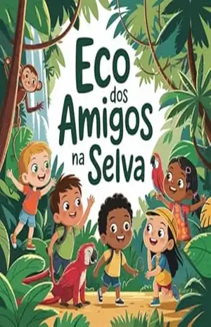Capa do livro O eco dos amigos na selva - Zarnny Sun