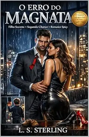 Capa do livro O ERRO DO MAGNATA: Um Romance Spicy de Segunda Chance, Filho Secreto e Redenção Corporativa - L. S.  Sterling