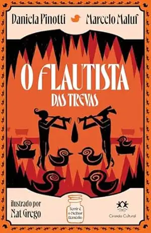 Capa do livro O Flautista das Trevas (Terrir é o melhor remédio) - Daniela Pinotti