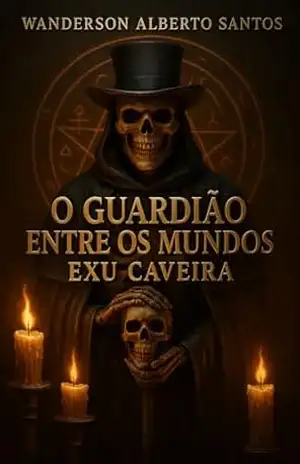 Capa do livro O Guardião entre os Mundos – Exu Caveira - Wanderson Alberto Santos