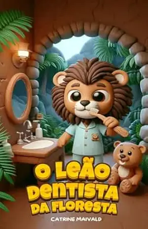 Capa do livro O Leão Dentista da Floresta! - Catrine Maivald
