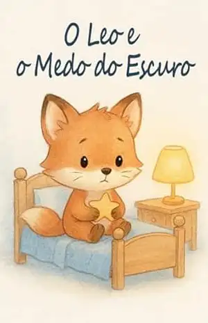 Capa do livro O Leo e o Medo do Escuro: Uma história de coragem para a hora de dormir (Os Emocionautas Livro 1) - Maria Feliz