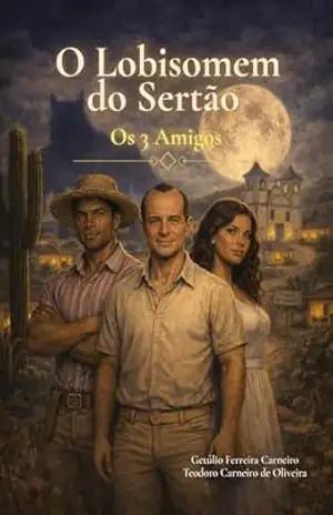 Capa do livro O Lobisomem do Sertão: Os 3 Amigos - GETULIO FERREIRA CARNEIRO
