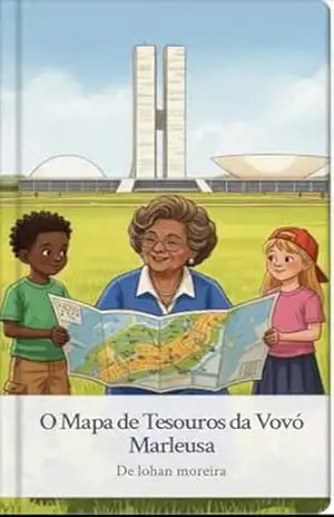 Capa do livro O Mapa de Tesouros da Vovó Marleusa - LOHAN MOREIRA