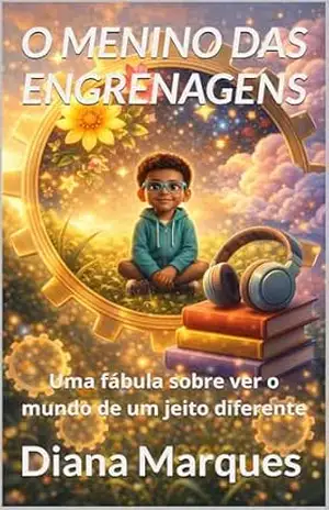 Capa do livro O MENINO DAS ENGRENAGENS: Uma fábula sobre ver o mundo de um jeito diferente - Diana Marques
