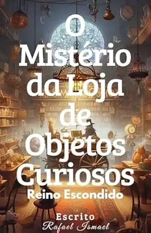 Capa do livro O Mistério da Loja de Objetos Curiosos: Reino Escondido - Rafael Ismael