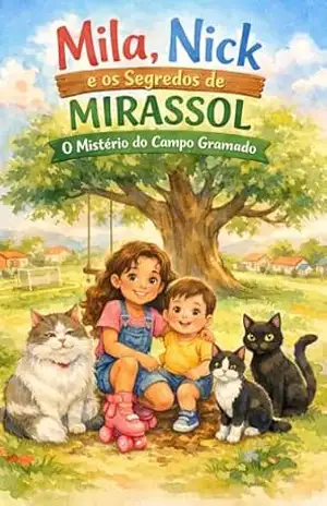Capa do livro O Mistério do Campo Gramado (Mila, Nick e os Segredos de Mirassol Livro 1) - Bia Braz