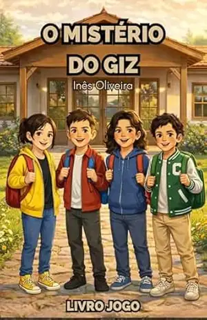 Capa do livro O Mistério do Giz: Livro Jogo - Inês Oliveira