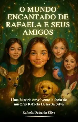 Capa do livro O mundo encantado de Rafaela e seus amigos: Uma história envolvente e cheia de mistérios - Rafaela  Dutra da Silva