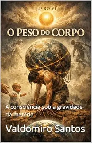 Capa do livro O Peso do Corpo: A consciência sob a gravidade da matéria (Aren’Thar — Origem da Consciência Livro 6) - Valdomiro Santos