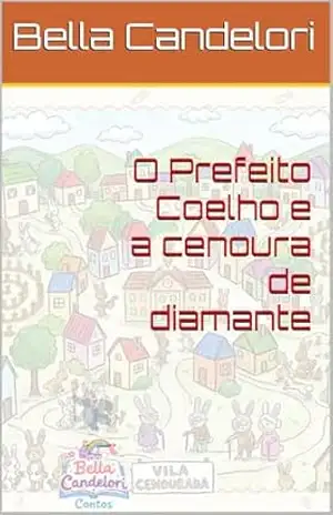 Capa do livro O Prefeito Coelho e a cenoura de diamante - Bella  Candelori