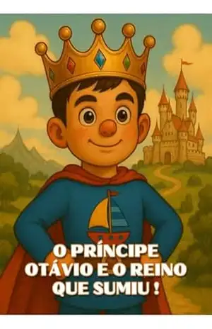 Capa do livro O príncipe Otavio e reino que sumiu: Otavio e o castelo que sumiu - MATEUS BRITO
