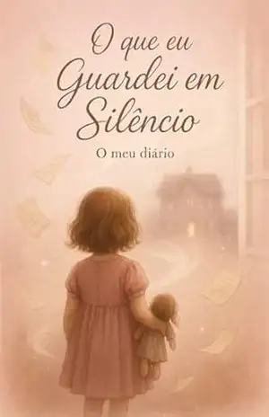 Capa do livro O que eu Guardei em silêncio: O meu diário - Daiane Jenifer de Borba Huff
