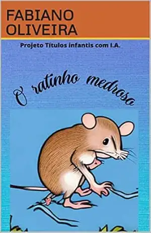Capa do livro O ratinho medroso (Estórias infantis com I.A. Livro 1) - Fabiano Oliveira