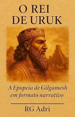 Capa do livro O Rei de Uruk: A Epopeia de Gilgamesh em formato narrativo (Clássicos em linguagem fácil de ler) - RG  Adri