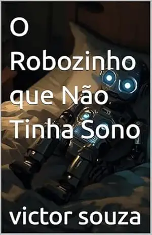 Capa do livro O Robozinho que Não Tinha Sono - victor  souza