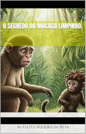 Capa do livro O Segredo do Macaco Limpinho. (Histórias Divertidas para ler e aprender) - Talita  Siqueira da Silva