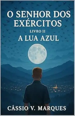 Capa do livro O Senhor dos Exércitos – Livro II – A Lua Azul - Cássio V. Marques