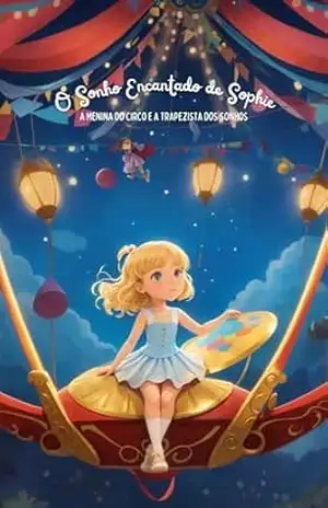 Capa do livro O Sonho Encantado de Sophie: A Menina do Circo e a Trapezista dos Sonhos - Tiago Sena