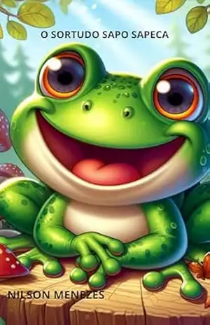 Capa do livro O SORTUDO SAPO SAPECA - NILSON MENEZES