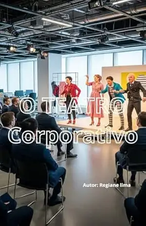 Capa do livro O Teatro Corporativo: Quando a Cultura Só Respira no Palco - REGIANE LIMA