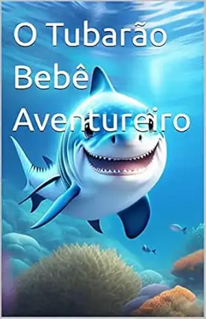 Capa do livro O Tubarão Bebê Aventureiro - José Augusto  Younis Vaz