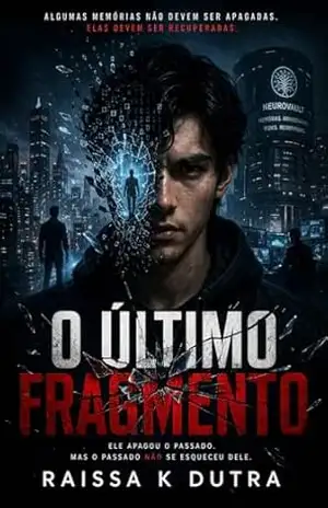 Capa do livro O Último Fragmento: Quando esquecer parece a única saída… quem decide quem você é? - Raissa K Dutra