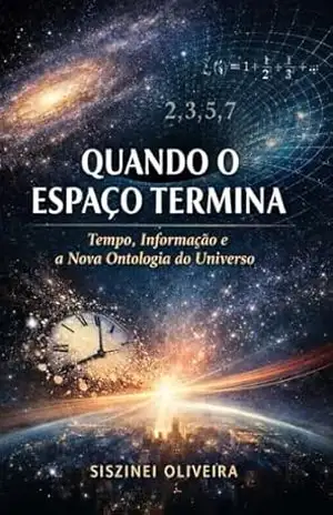 Capa do livro O Universo sem Espaço: Tempo, Informação e os Limites da Realidade Física - siszinei alves de oliveira