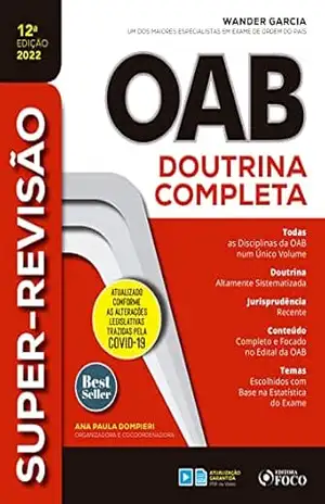 Capa do livro OAB Doutrina Completa (Super–revisão) - Wander Garcia