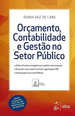 Capa do livro Orçamento, Contabilidade e Gestão No Setor Público - Diana Vaz de Lima