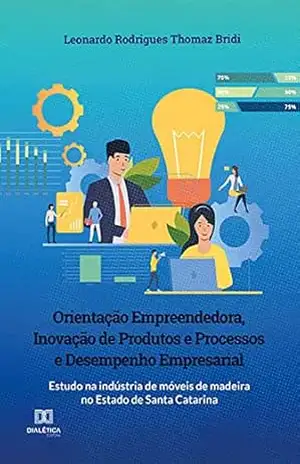 Capa do livro Orientação Empreendedora, Inovação de Produtos e Processos e Desempenho Empresarial: estudo na indústria de móveis de madeira no Estado de Santa Catarina - Leonardo Rodrigues Thomaz Bridi