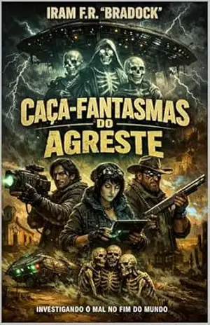 Capa do livro OS CAÇA–FANTASMAS DO AGRESTE: [Pós/Punk | Horror Sobrenatural | Agreste Futurista] - Iram  F. R. "Bradock"