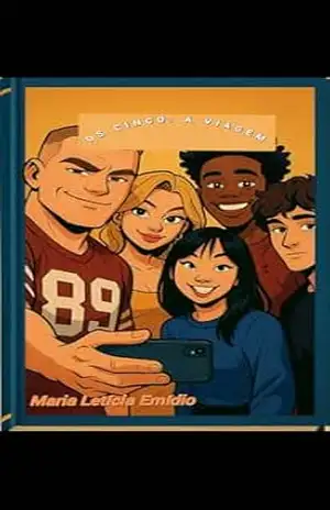 Capa do livro Os cinco: A viagem - Maria Letícia  Emídio de Abreu