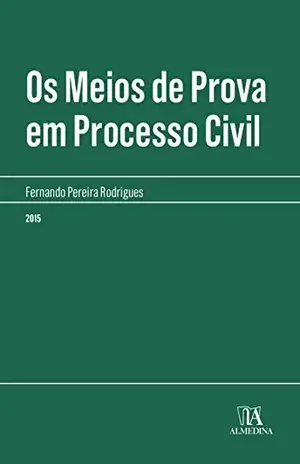 Capa do livro Os meios de prova em processo civil - Fernando Pereira Rodrigues