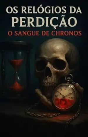 Capa do livro Os Relógios da Perdição: O Sangue de Chronos (O Caso do Relógio de Areia) - Rodrigo Nascimento