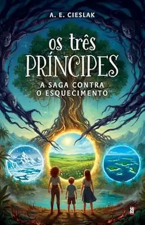 Capa do livro Os Três Príncipes: a saga contra o esquecimento - A. E. Cieslak