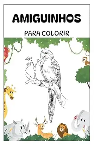 Capa do livro PARA COLORIR E APRENDER: BRINCANDO COM AS CORES E APRENDENDO OS NOMES DOS BICHINHOS – FAZENDA - MALAQUIAS  FREITAS